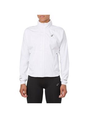 Nwt Asics | Accelerate Jacket In Brilliant White